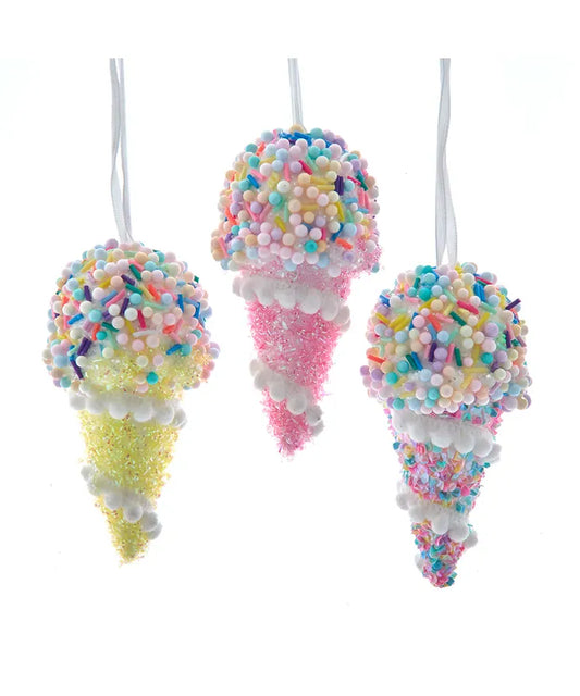 Pastel Ice Cream Ornament