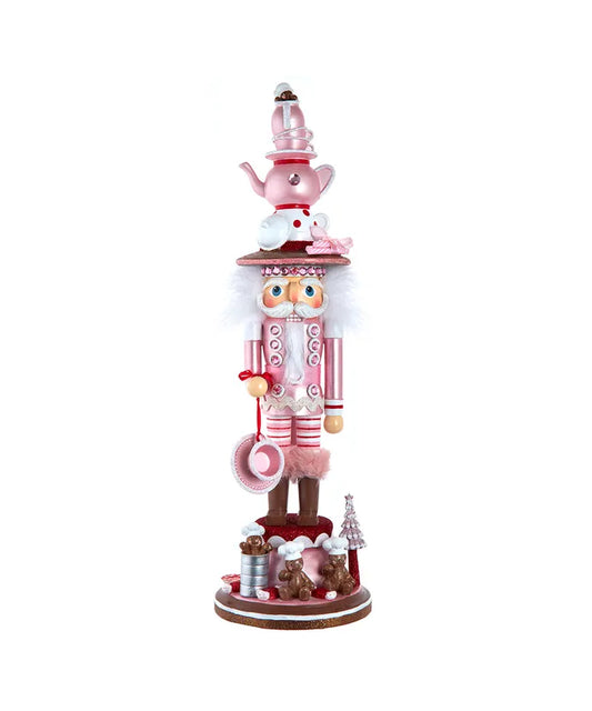 18" Hollywood Nutcrackers™ Pink Tea Nutcracker
